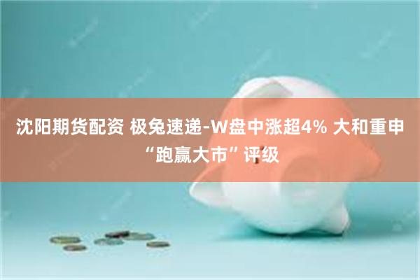 沈阳期货配资 极兔速递-W盘中涨超4% 大和重申“跑赢大市”评级