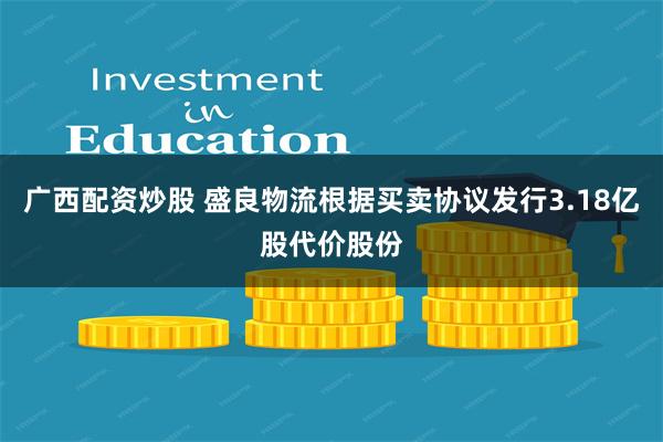 广西配资炒股 盛良物流根据买卖协议发行3.18亿股代价股份