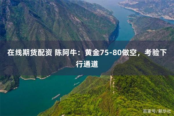 在线期货配资 陈阿牛：黄金75-80做空，考验下行通道