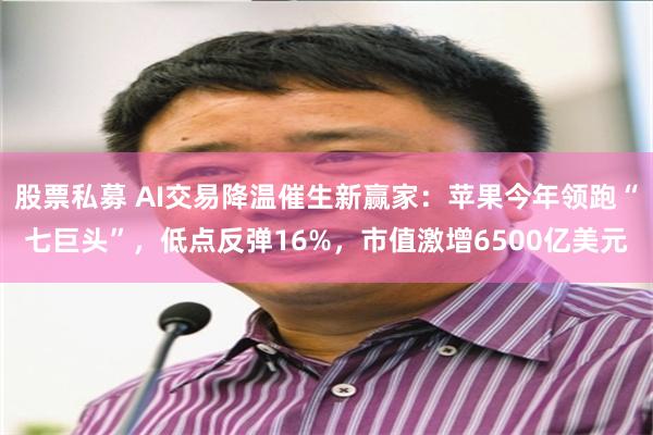 股票私募 AI交易降温催生新赢家:苹果今年领跑“七巨头”,低点反弹16%,市值激增6500亿美元
