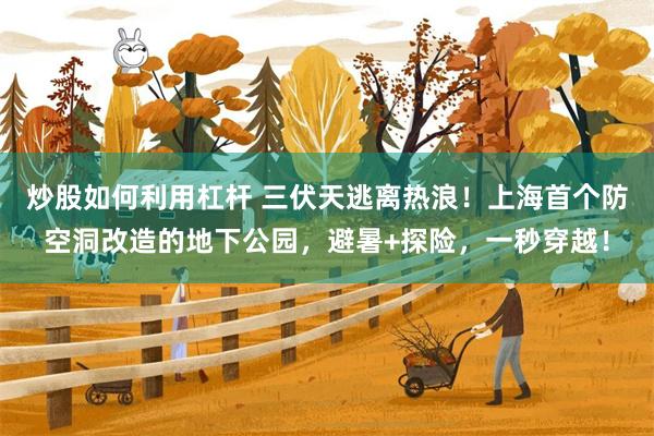炒股如何利用杠杆 三伏天逃离热浪!上海首个防空洞改造的地下公园,避暑+探险,一秒穿越!