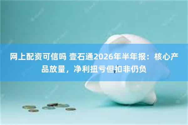 网上配资可信吗 壹石通2026年半年报：核心产品放量，净利扭亏但扣非仍负
