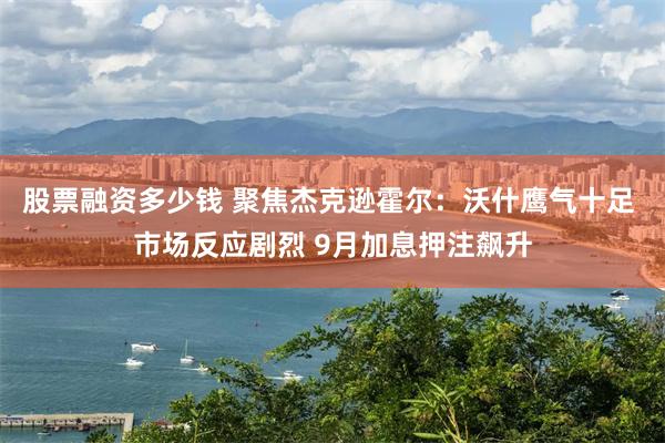 股票融资多少钱 聚焦杰克逊霍尔：沃什鹰气十足 市场反应剧烈 9月加息押注飙升