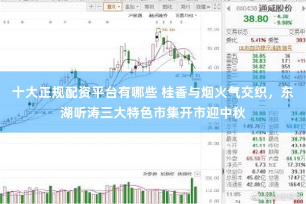 十大正规配资平台有哪些 桂香与烟火气交织,东湖听涛三大特色市集开市迎中秋