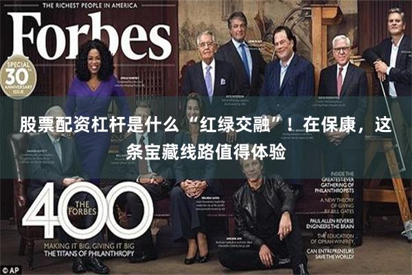 股票配资杠杆是什么 “红绿交融”！在保康，这条宝藏线路值得体验