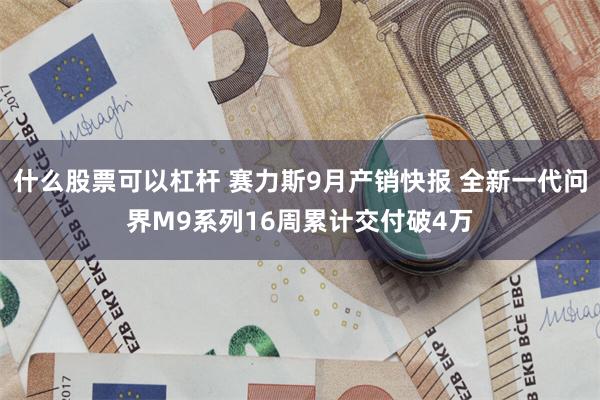 什么股票可以杠杆 赛力斯9月产销快报 全新一代问界M9系列16周累计交付破4万