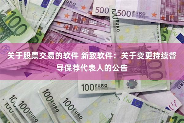 关于股票交易的软件 新致软件：关于变更持续督导保荐代表人的公告